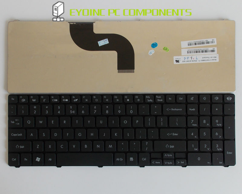 Original Keyboard for Gateway KB.I170G.197 PK130C82000 NSK-ALB1D NSKALB1D US Layout Black