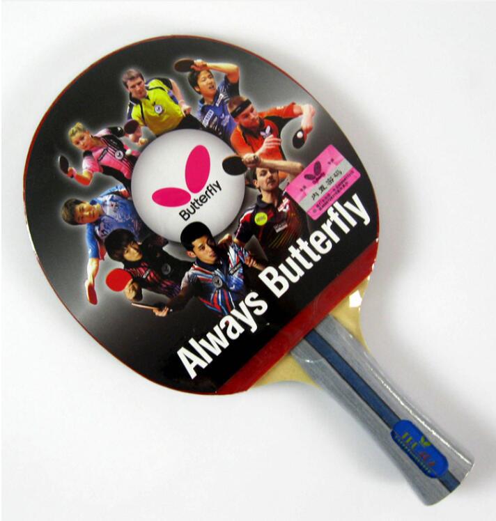 Genuine BTY 401 402 403 Shakehand Table Tennis Racket Ping Pong Racket Paddle Bat Blade loop with quick attack: 402 long handle