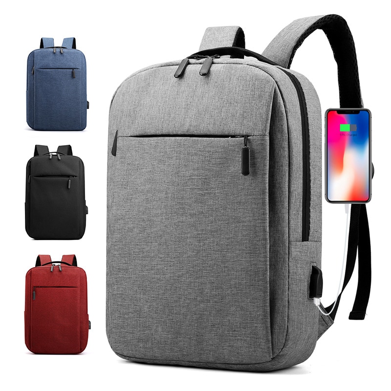 Men's Backpacks 15.6 Inch Laptop Backpacks USB Charging Large Capacity School Backpack Travel Daypacks Mochila Shoulder Bags