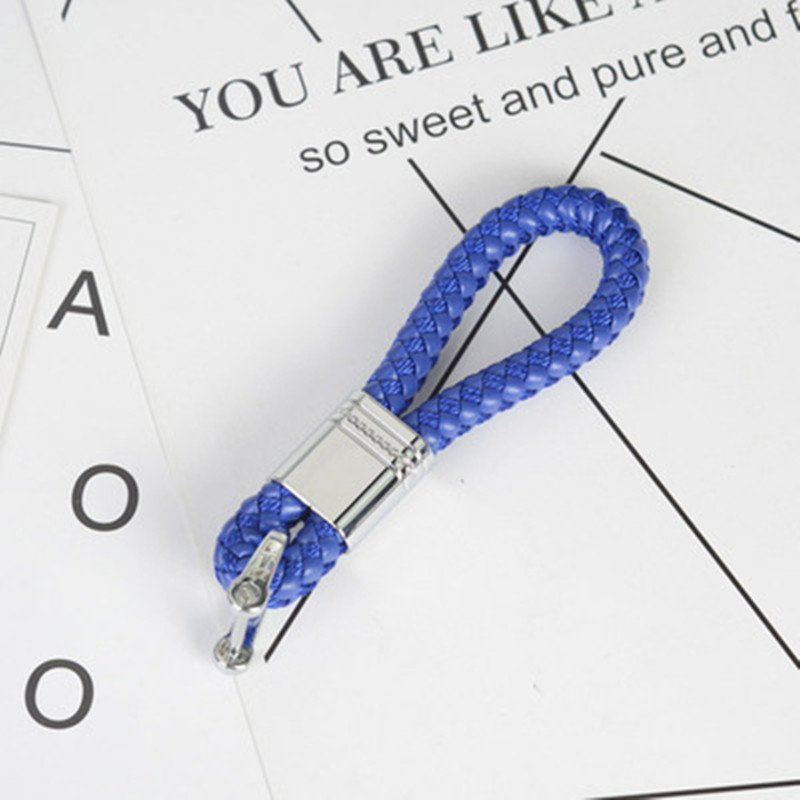 Luminosa funda para mando a distancia del coche para Hyundai IX25 IX35 I20 I30 I40 hb20 Santa Fe Creta Solaris 3 botones clave Shell: blue keychain