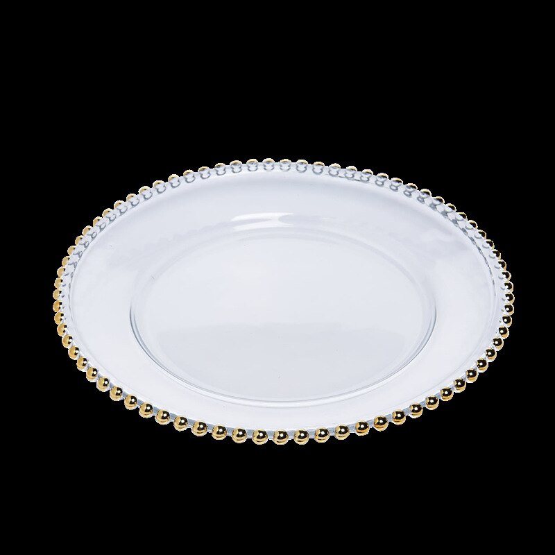 Plato de ensalada de vidrio de 33cm, para cocina, Burdock, fruta, 10 pulgadas, vajilla de verduras, plato grande adecuado para hogar, Hotel, restaurante, utensilios de cocina