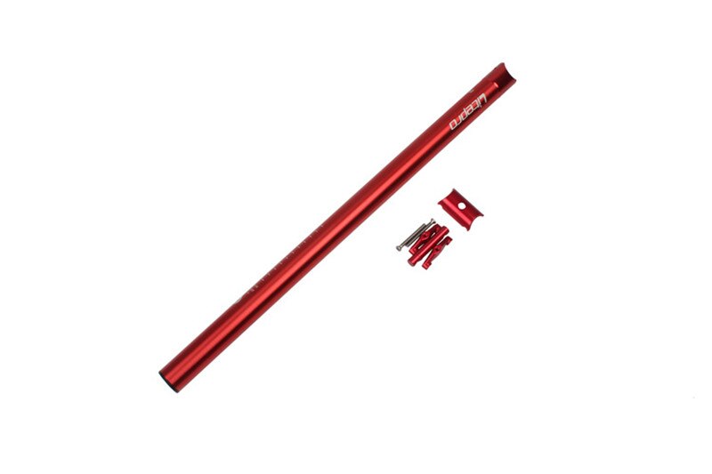 Litepro 33,9*600mm faltrad sattelstütze 5 farben aluminium legierung fahrrad sitz post für 412: red