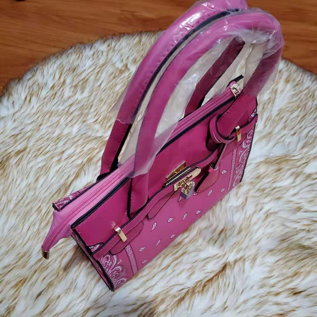 Tasche Hand Taschen Frauen Bandana Druck Modische Geldbörsen Luxus Handtaschen