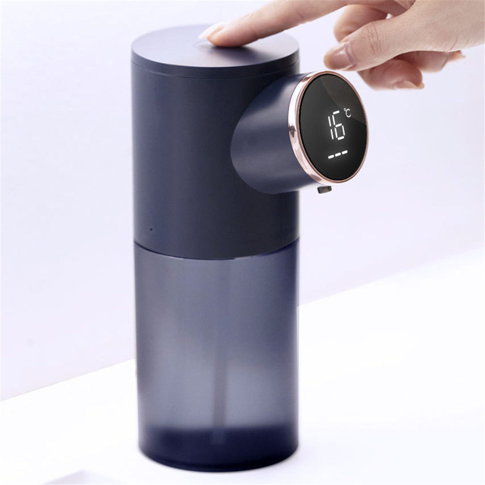 Hands Free Automatic Liquid Soap Dispenser Touchless Smart Sensor Foam Soap Dispenser Hand Washer For Kitchen Bathroom: Digital USB Blue