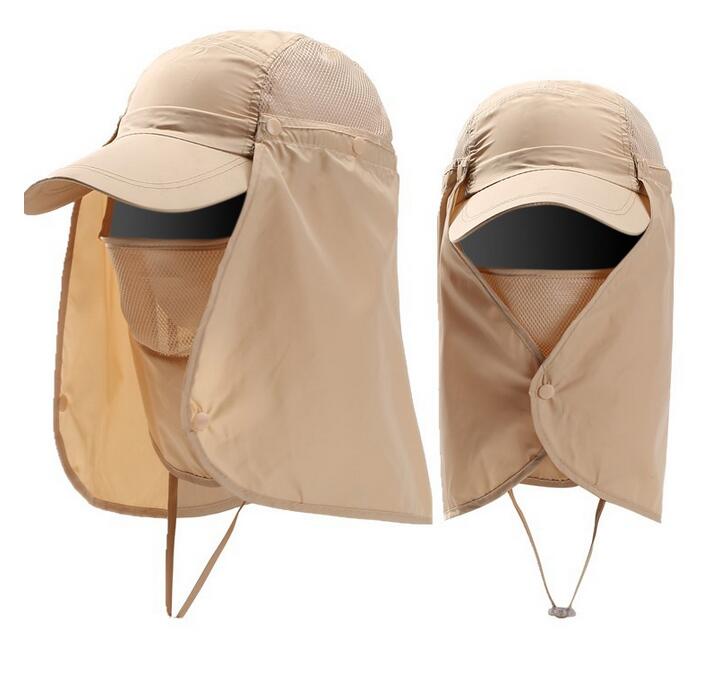 Gorro Unisex para deportes al aire libre, pesca, senderismo, protección UV, cara, cuello, solapa, para el sol: 1