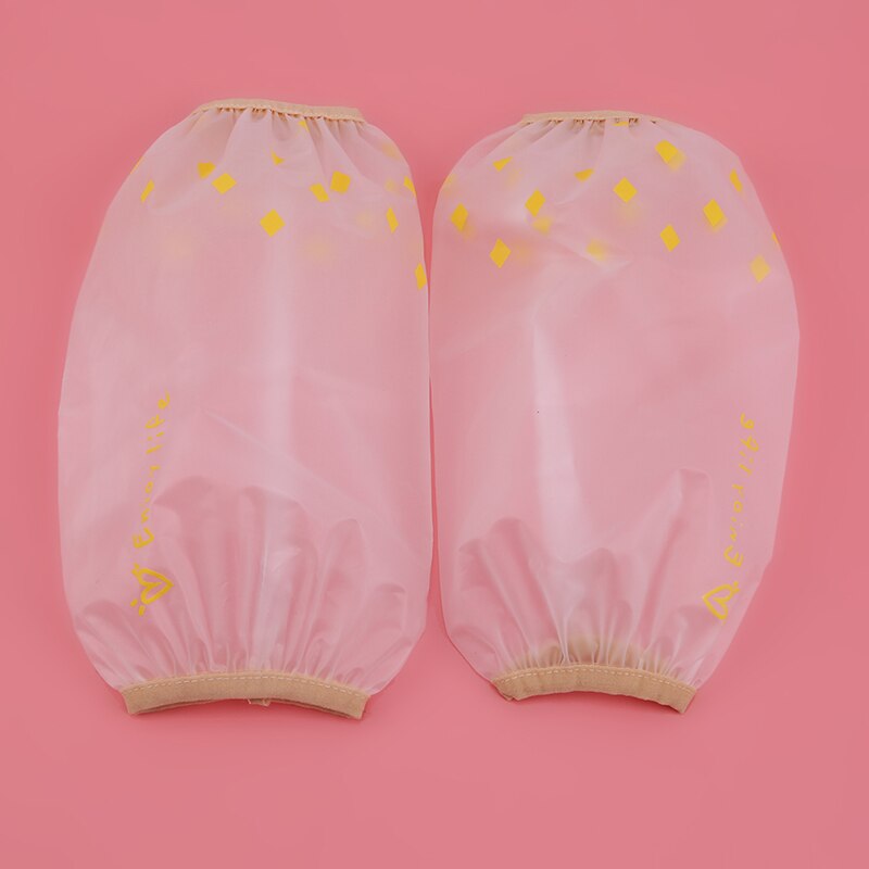 Waterdichte Afdrukken Transparante Manchet Lange Stijl Oversleeves Optionele Anti-Fouling Beschermende Mouwen Home Schoonmaakproducten