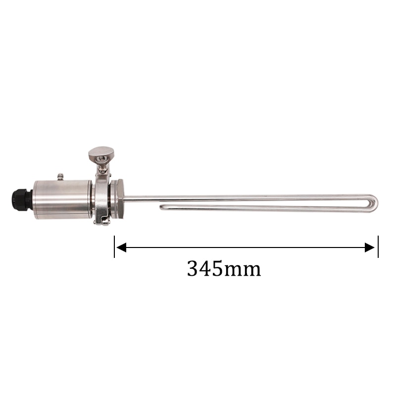 Weldless Heating Element Assembly 1.5"TC Bulkhead Straight Heating Element 240V 5.5KW 304 SS Homebrew BK & HLT Heating Source