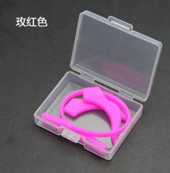 Sangle de tête en Silicone pour lunettes | Cordon pour lunettes, lunettes cordon de sécurité, chaîne de support pour sport: rose red