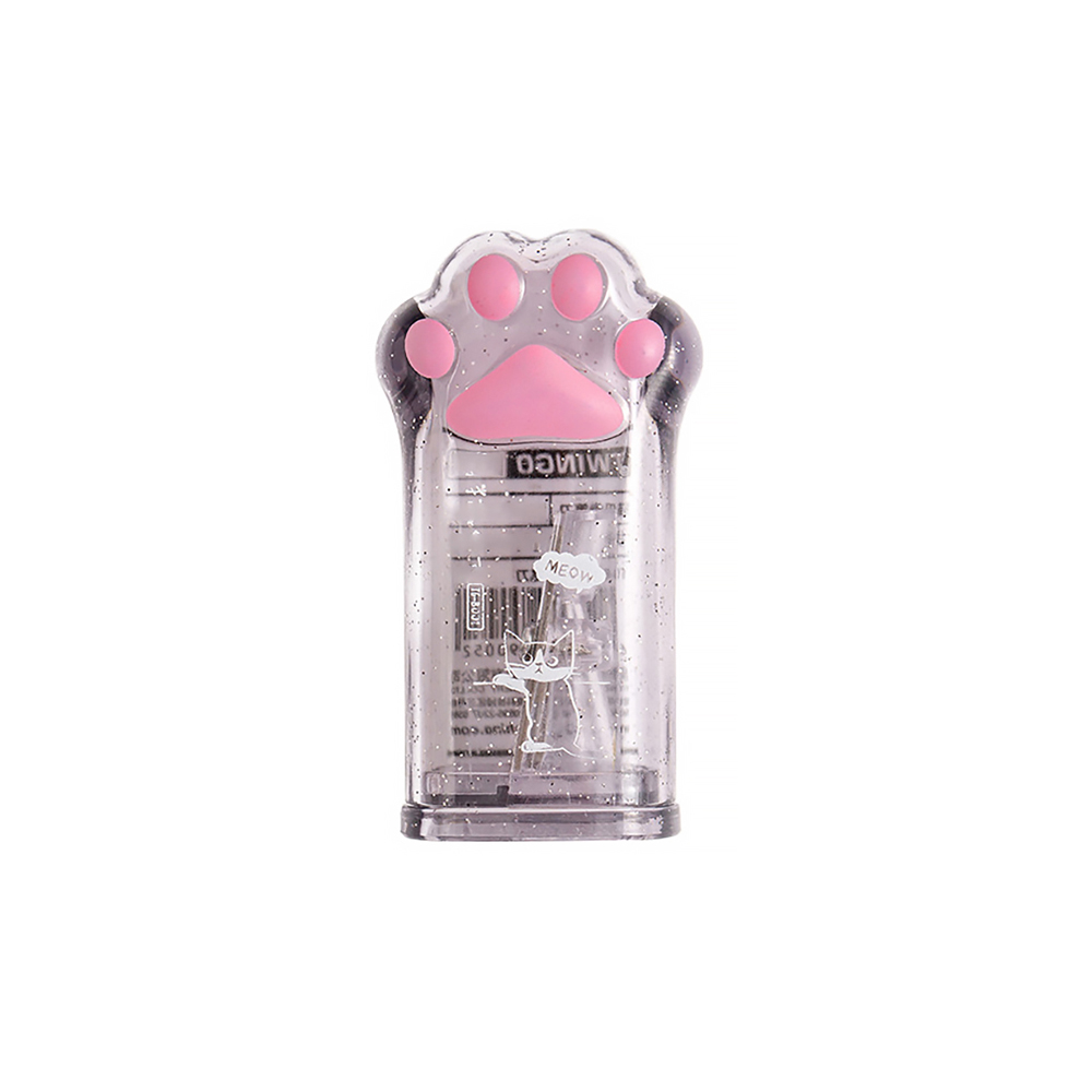 Taille-crayon dessin animé, mignon, griffe de chat, taille-crayon pour élèves: Grey