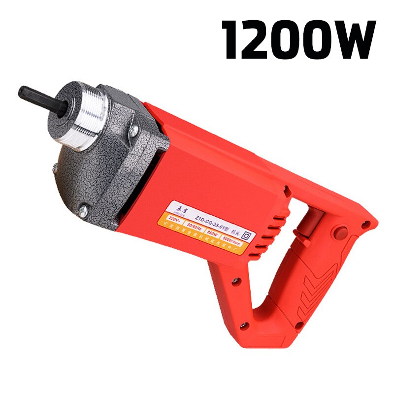 800W/1200W/1560W Electric Concrete Vibrator Machine 220V Concrete Mixer Construction Tools: 1200W