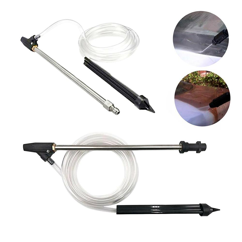 Portable Sand Blaster Wet Blasting Washer Sandblasting Device Kit High Pressure Spray Gun With Water Pipe 275cm Clean Tools