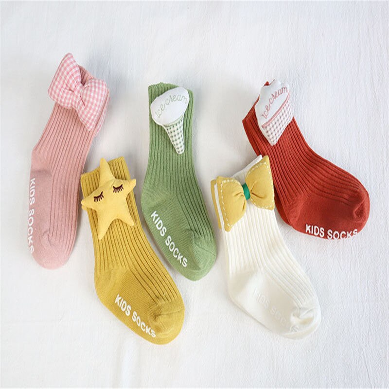 Baby Socks Winter Newborn Baby Boy Girl Cotton Socks Stereo Cartoon Cute Socks Non-Slip Floor Socks Cheap Stuff носки детские