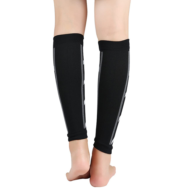 1Pair Calf Compression Sleeves Running Leg Compression Sleeve 20-30mmHg Compression Socks for Shin Splint For Men Women