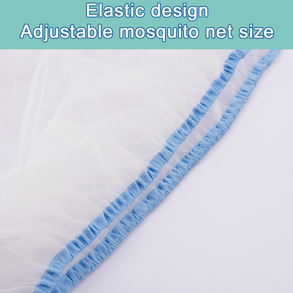 Cama plegable portátil para dormir de 68x48cm, mosquitera fina transpirable para cuna de bebé, decoración multifunción para el hogar y la sala de estar