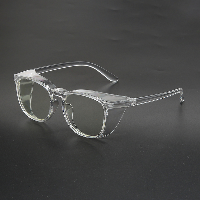 Anti Blue Light Glasses Lightweight PC Frames Square Clear Lens Glasses Anti Pollen Safety Goggles Eyewear Accessories: Default Title