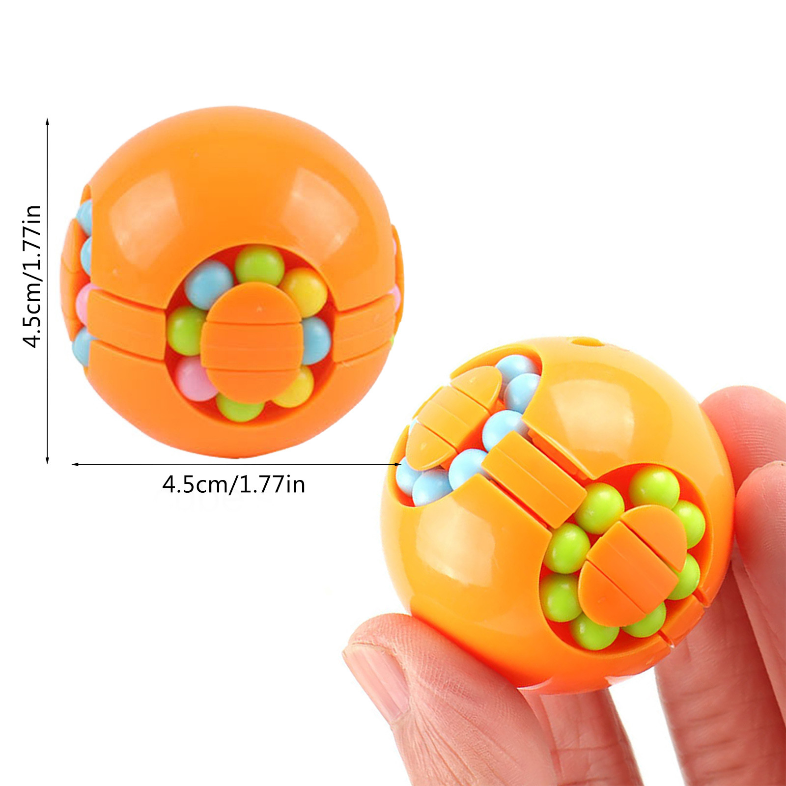 Metall Flipper Rotierenden Walze Magische Perlen Fingertip Würfel Spaß Geist-Kitzeln Kinder Erwachsene Puzzle Stress Relief Spielzeug