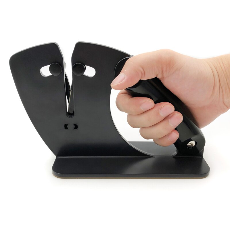 Knife Sharpener ABS knives Sharpener Sharpening Tool Carbide Edge Auto-adjust Blade With Non-slip Base
