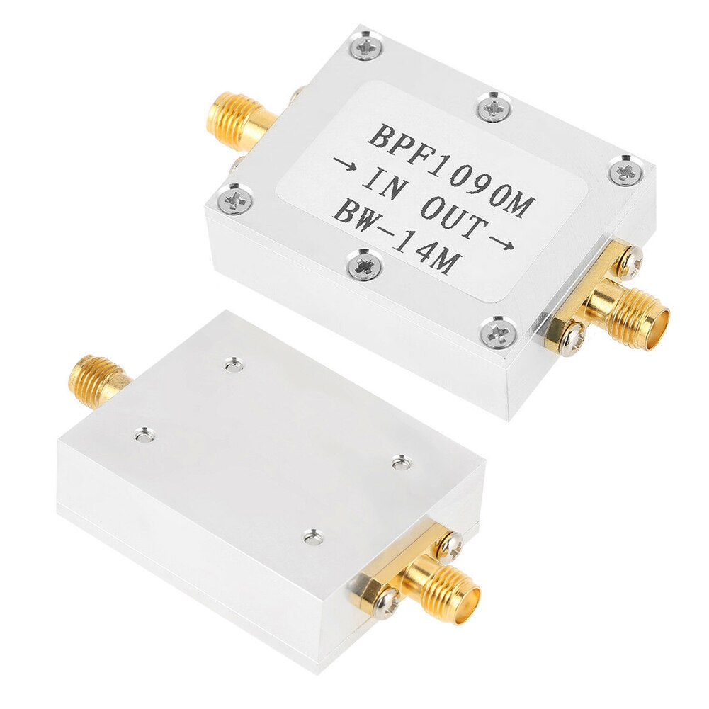 1090MHz ADS-B aviation frequency band Bandpass SMA filter with Aeronautical bandwidth 8MHz and SMA interface for SDR Radio