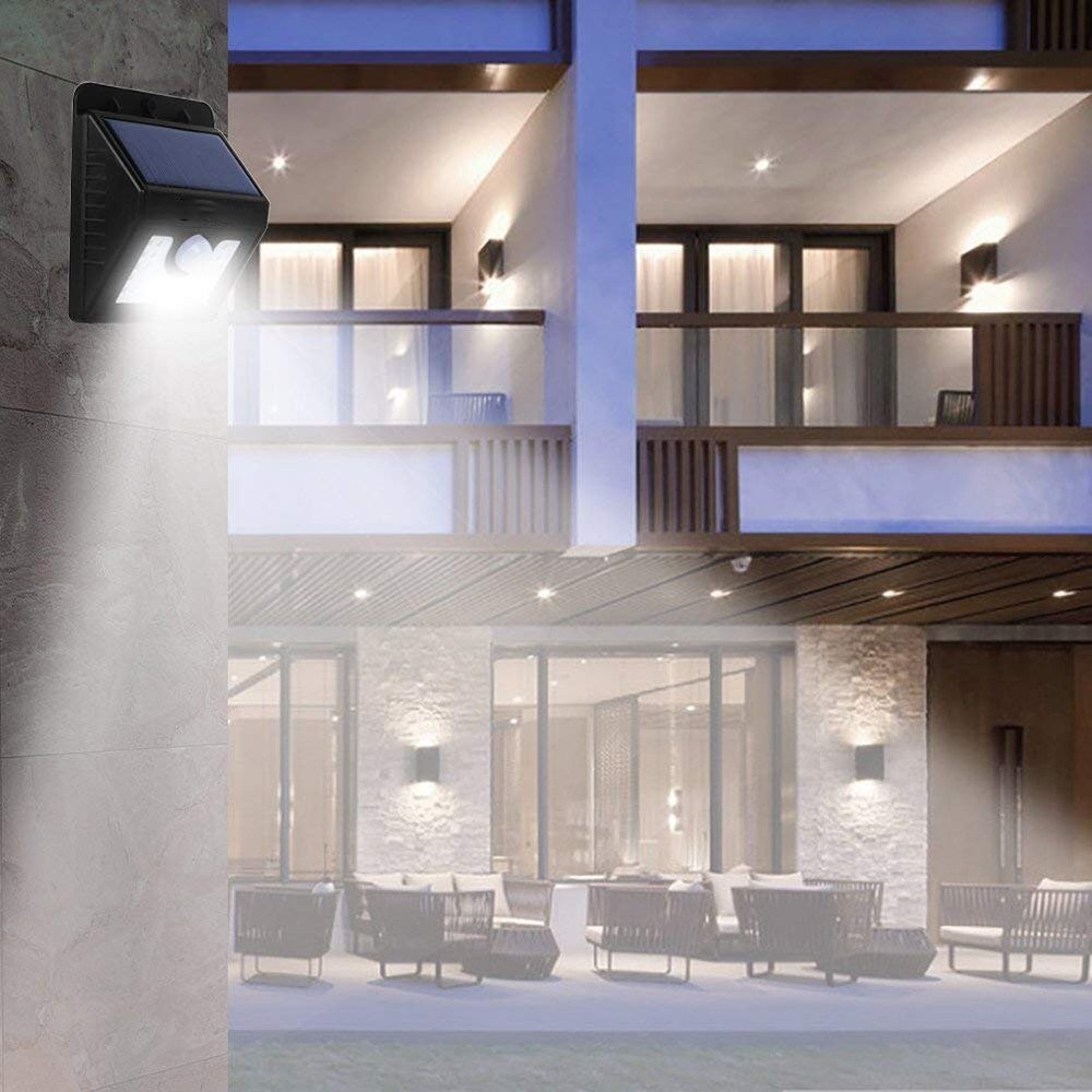 LED Solar Flood Light PIR Motion Sensor Wall Light Security Outdoor Garden Outdoor Light Solar Light Walkway Lights