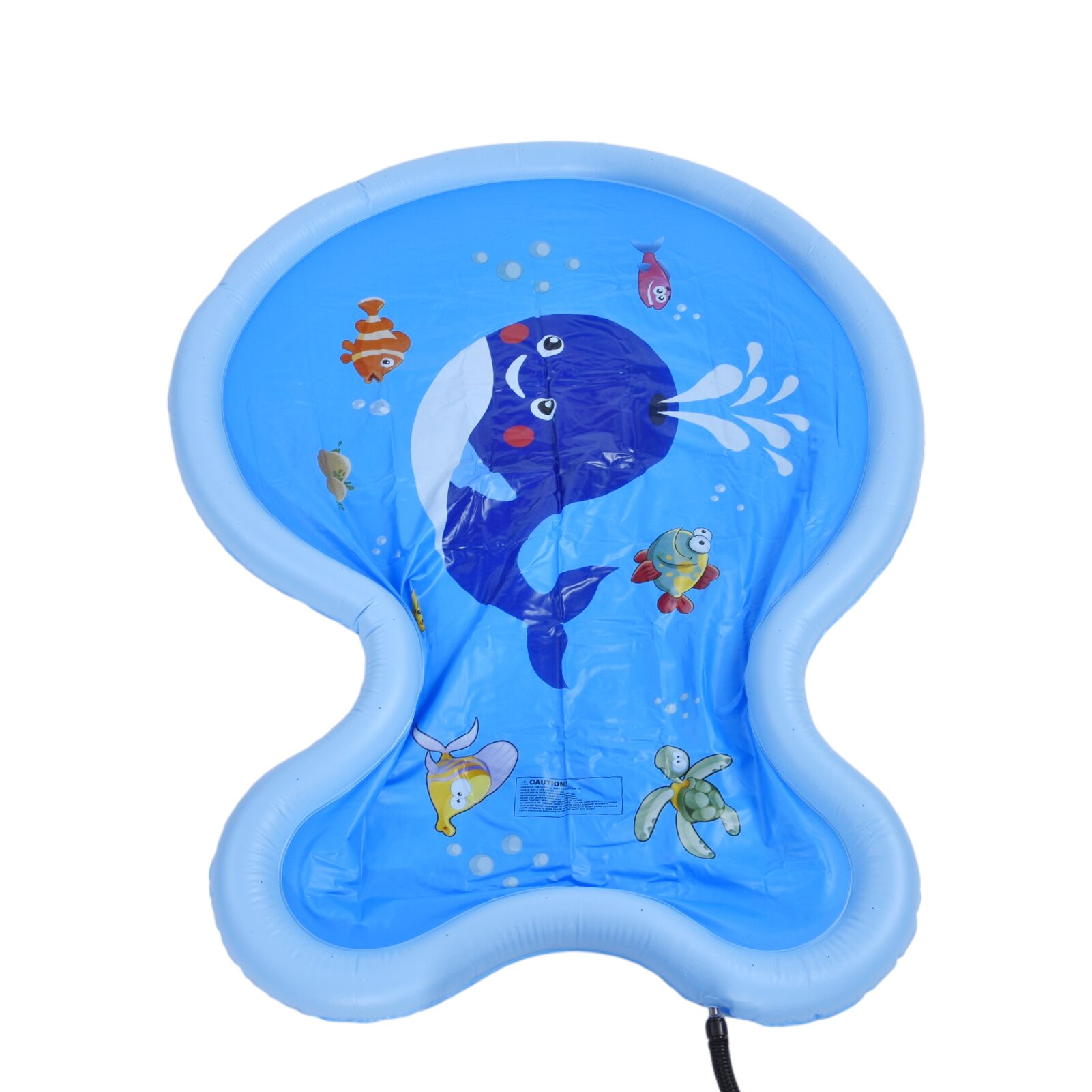 Opblaasbare Spray Water Pad Sprinkler Kussen Zomer Baby Play Water Mat Games Speelgoed Outdoor Vis Vorm Bad Zwembad