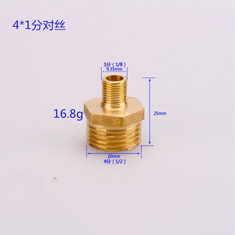 1/8 zoll 1/4 zoll 3/8 zoll 1/2 zoll männlichen gewinde Durcheinander Montage verhexen nippel anschluss BSP Außengewinde Stecker Schnell Adapter: 4X1