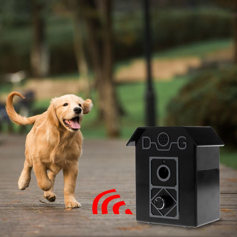 Pet Outdoor Bark Stopper Stop Barking Apparaten Ultrasone Hond Puppy Anti Blaf Systeem Opknoping Producten Training Dec14