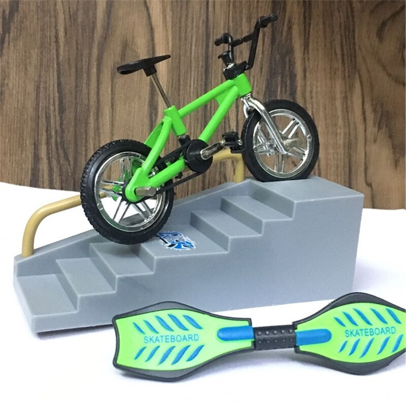 Popular Mini Scooter Two Wheels Scooter Finger Scooter Bike Fingerboard Skateboard Kids' Children's Educational Toys: L