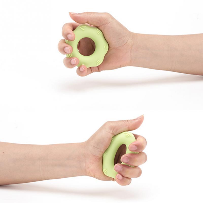 Finger Exerciser Fitness Ring Stretcher Strength Training Muscle Forearm Carpal Expander Wrist Hand Grip Rehabilitation Silicone