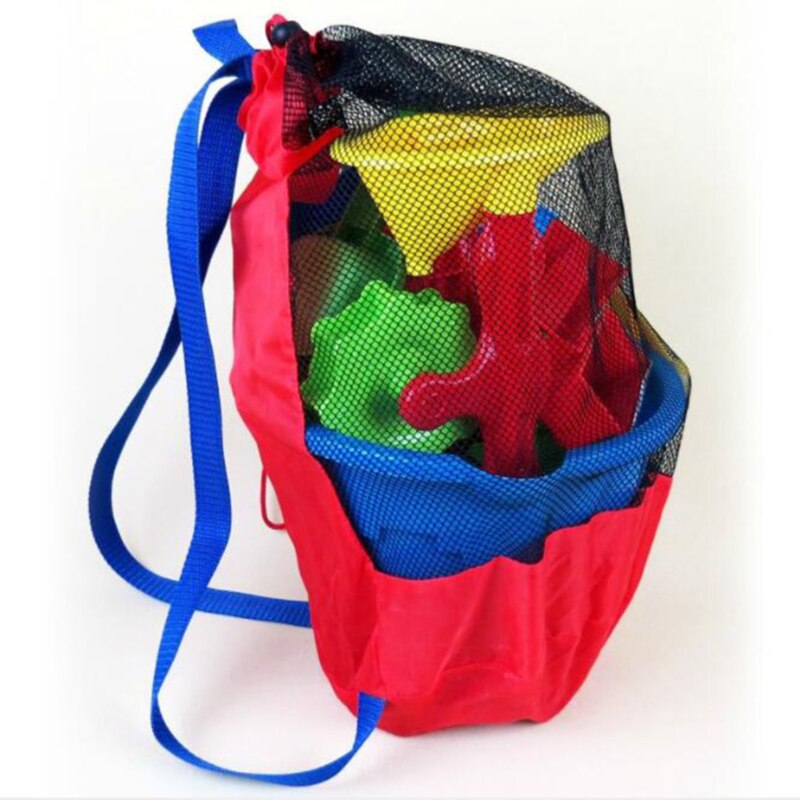 Baby Bad Spielzeug Mesh Tasche Für Bad Spielzeug Kinder Korb Für Spielzeug Net Cartoon Wasserdichte Tuch Sand Spielzeug Strand Lagerung: Default Title