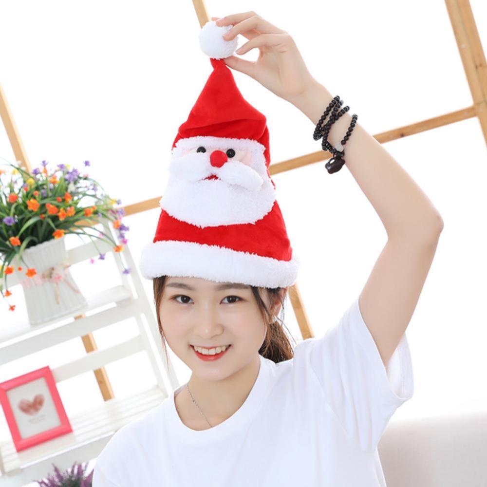 Elektrische Kerst Speelgoed Zingen Dansen Moving Kerstboom Hoed Elektrische kinderen Speelgoed Kinderen Kerstcadeau zonder Batterij