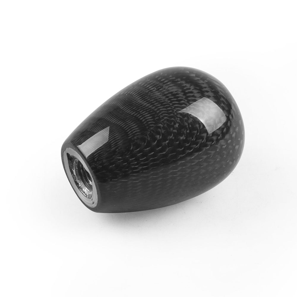 Racing 5 SPEED Gear Shift Knob Manual Real Carbon Fiber Shift Knob 57MM Stick Shifter Lever Knob TT102005