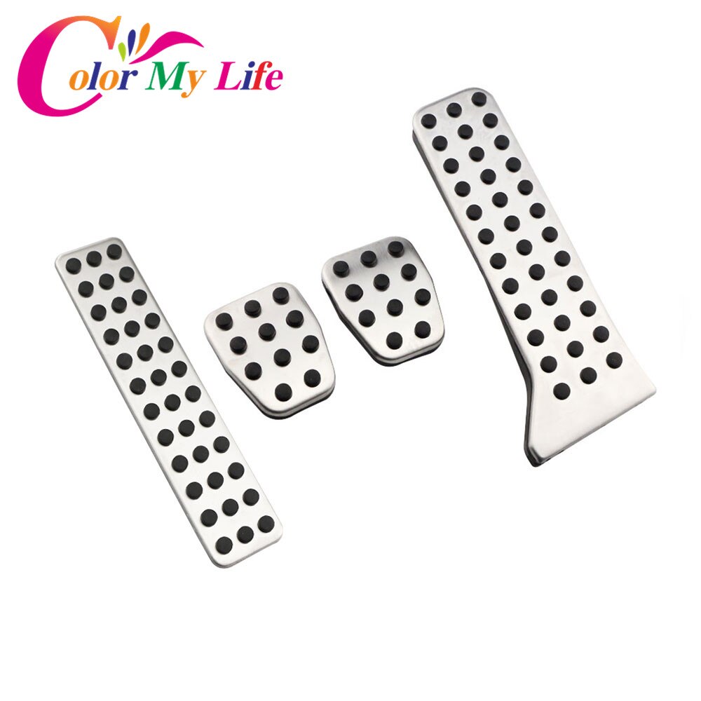 Färg mitt liv bil gasbränslepedalskydd bromspedaler vilpedalskydd för mazda 3 6 mk3 mk6 cx-5 axela atenza delar: Mt med vila 1