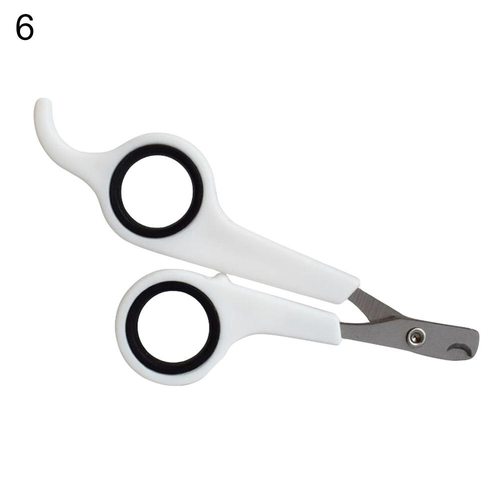 Coupe-ongles pour animaux de compagnie, outil de toilettage, griffes de lapin, ciseaux à ongles, patte d&#39;animal, perroquet gerbid bird pour chien, cisaille à ongles de chat: White  Black
