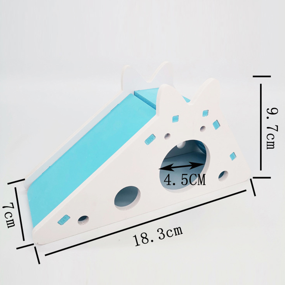 Hamster Glijbaan Trappen Sport Hamster Speelgoed Waterdicht Kleur Pvc Kleine Huisdier Nest Grappige Hamster Huisdier Te Installeren En Te Dragen