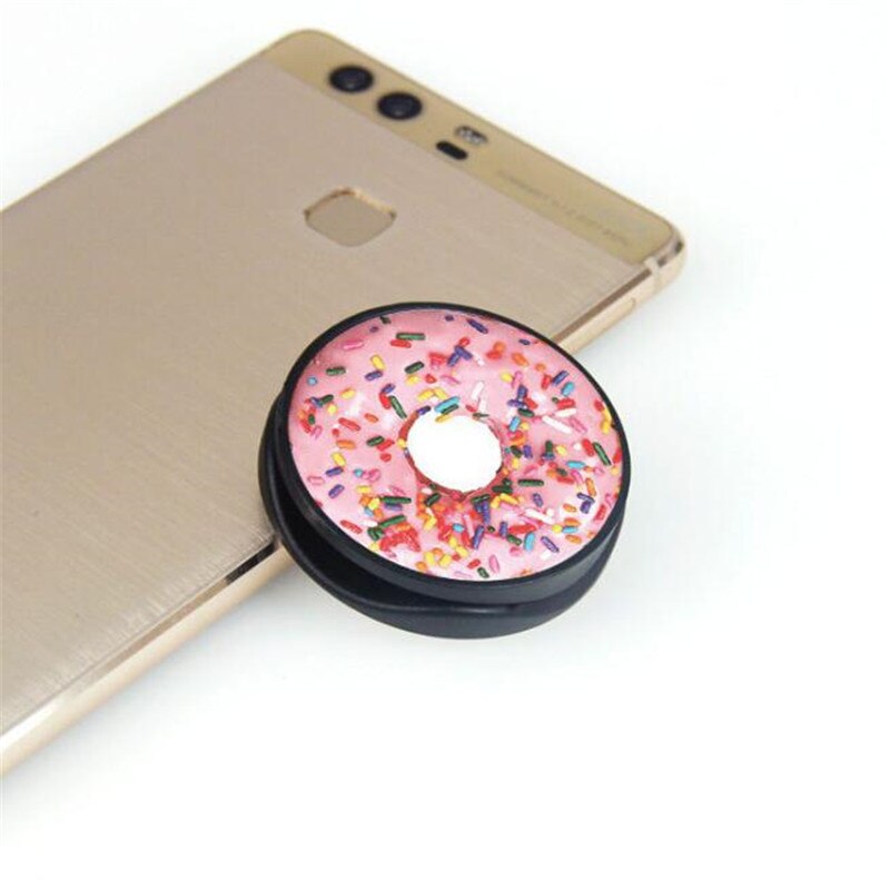 Alimenti Biscotti Espansione Phone Mount Grip Butterato Presa Fold Finger Grip Supporto Del Telefono Mobile per Il Iphone Smartphone Del Basamento della Staffa