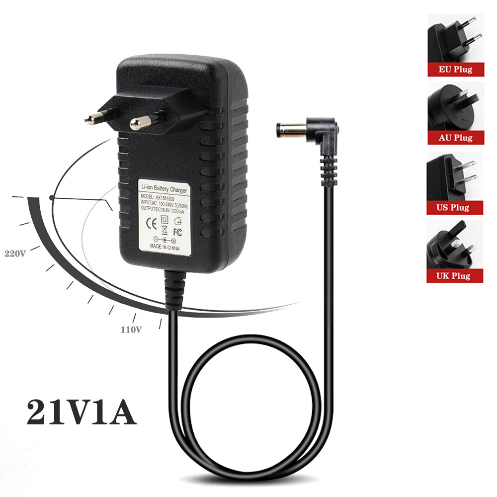 4.2V 8.4V 12.6V 16.8V 21V 25.2V 29.4V 1A 2A 3A 18650 Lithium Battery Charger for Lithium Battery Pack 90 Degree Elbow: Khaki / US