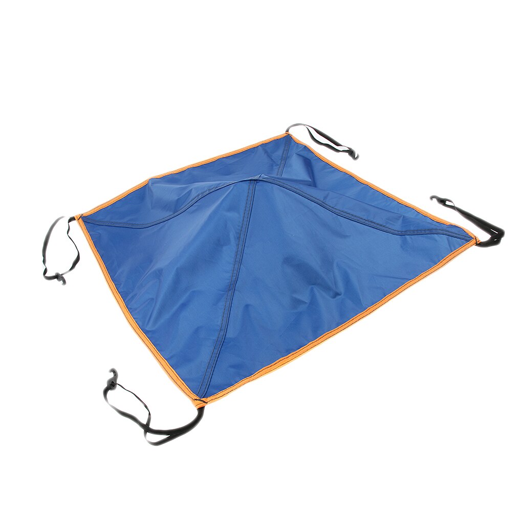Toldo superior de reemplazo para tienda de campaña al aire libre, protección a prueba de lluvia, cubierta de ventilación de techo: Azul
