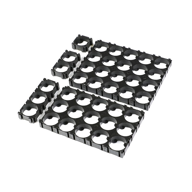 10pcs 18650 Lithium Cell Cylindrical Battery Case Holder Batteries Pack Plastic Holder Bracket for Diy Battery Pack