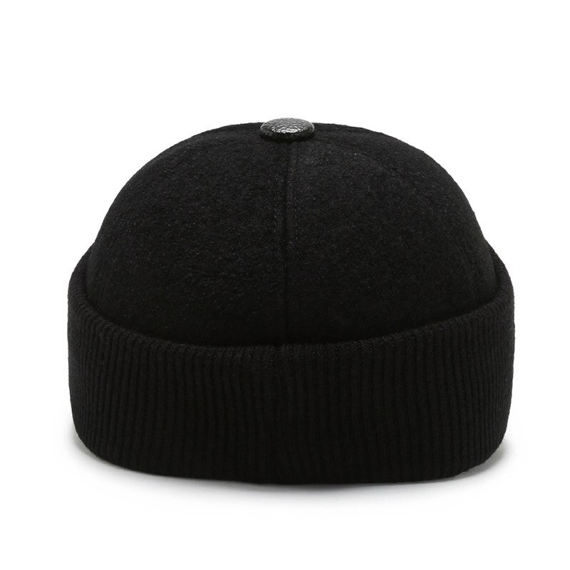 Gorra de esquí a prueba de viento para hombre, gorro de béisbol con orejeras, de lana, de Golf, Snapback, máscara de fieltro, protección para las orejas
