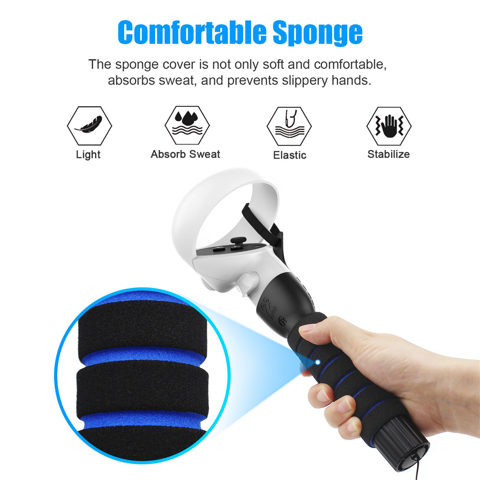 VR Light Handle VR Touch Controller For Oculus Quest 1/2 Oculus Quest 2 Accessories Gaming Accessories Gaming