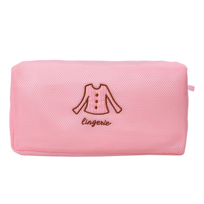 Sac à linge zippé en nylon pliable pour machine à laver, sac à linge pliable pour soutien-gorge, chaussettes, sous-vêtements, filet de lavage: 35 x 27 x 9cm 1pc