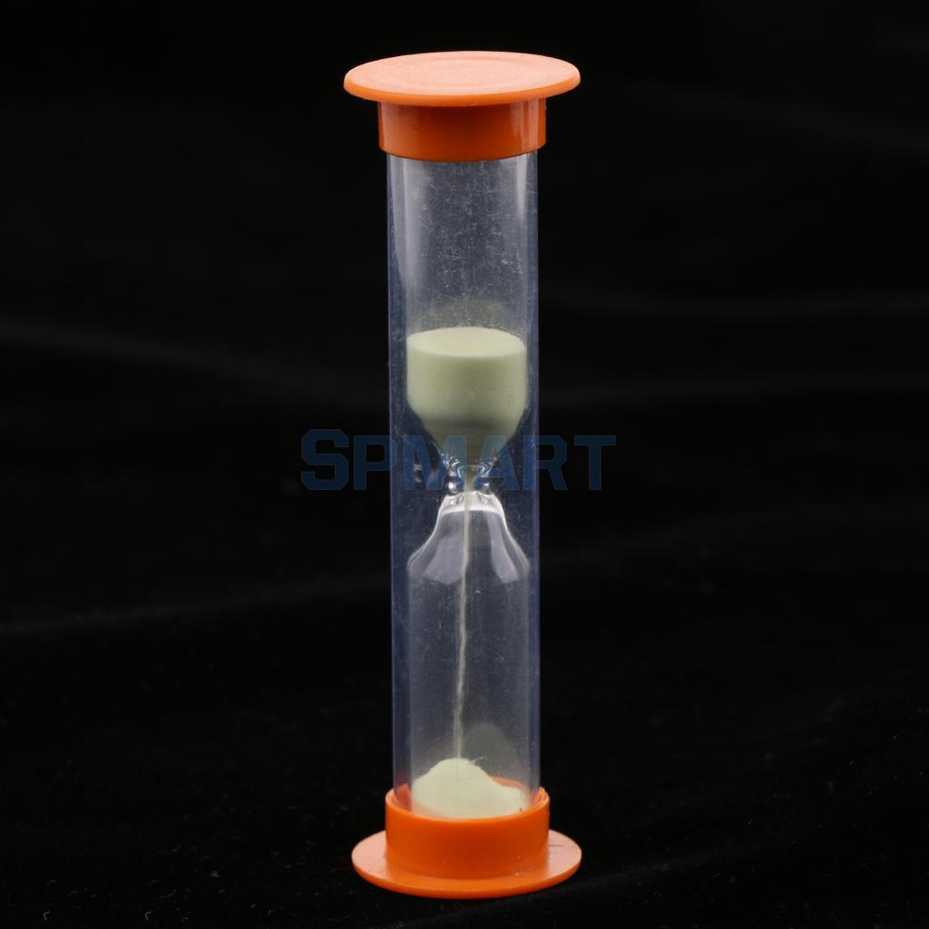 MagiDeal 1 Minute Kunststoff Sand Timer mit Orange Rahmen Party Requisiten Glow in The Dark für Home-Office Schreibtisch Tisch dekoration Spielzeug