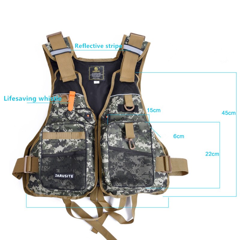 Swimming Vest Buoyancy Fishing Life Jacket Boating Safety Vest Floating Foam Water Sport Drifting Boating Safety Tools