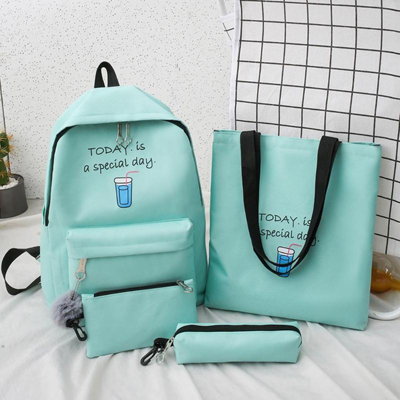 VAPOKF Schooltassenset voor tienermeisjes jongens, student