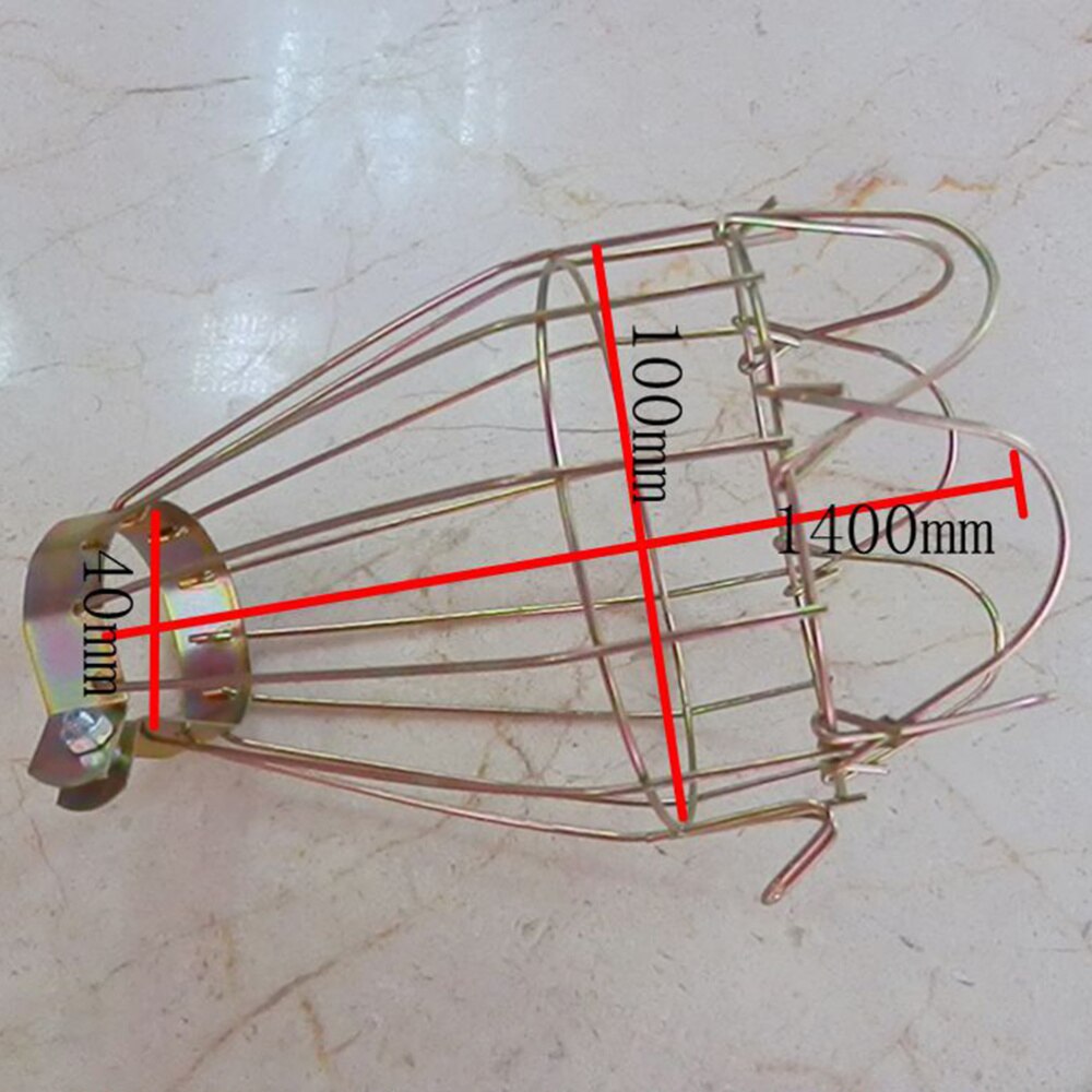 Cubierta de Metal para lámpara colgante, protector de bombilla Industrial, jaula de luz para el hogar, 6 uds.