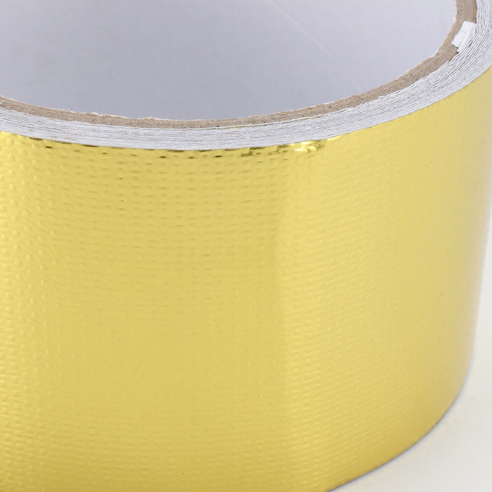 Aluminium Tape 5m*5cm Self Adhesive Foil Car Exhaust Repair Panel Car Modified Foil Tape Heat Barrier Tape Roll