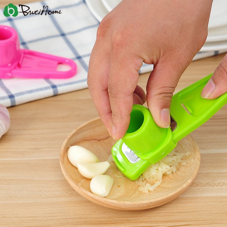 1PC Plastic Ginger Garlic Grinding Tool Magic Garlic Peeler Slicer Cutter Grater Planer Garlic Press Kitchen Cooking Gadgets