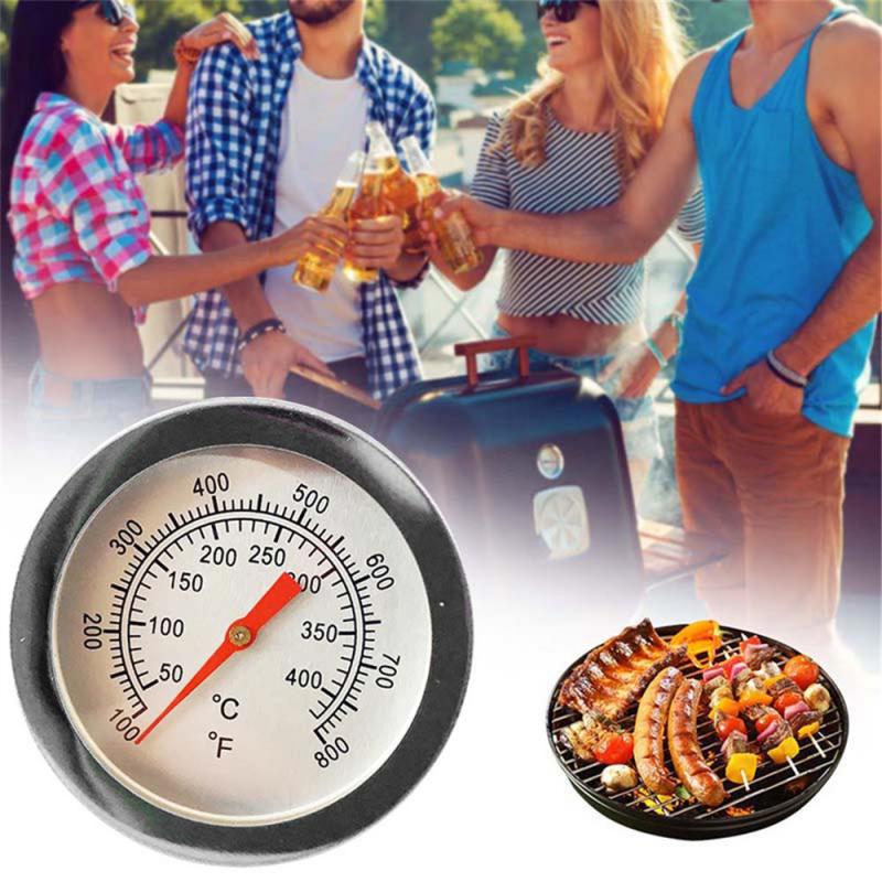 Rvs BBQ Roker Grill Thermometer Temperatuurmeter 50-800 Graden Fahrenheit 10-400/50-350/50-500 Graden Celsius