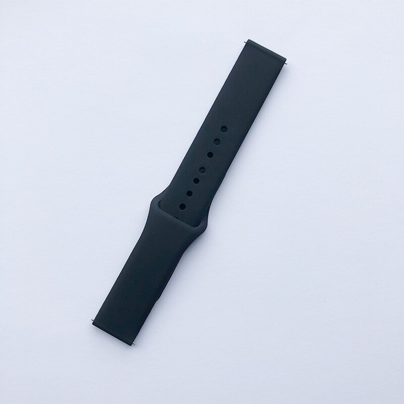 Pasek z miękkiego silikonu dla Garmin Vivoactive 3 HR Venu część wymienna inteligentnego zegarka bransoletka sportowa dla garmin forerunner 645 zespół muzyczny: Black