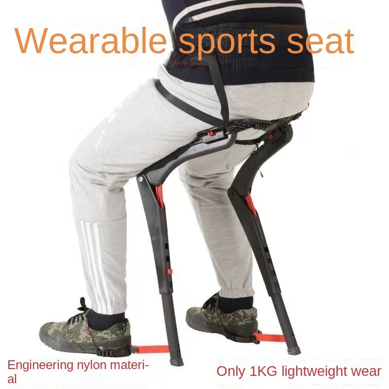 Exoskelett tragbar Sport Leichte Falten Stuhl Angeln Hocker Außen Tragbare Reisetasche Multifunktionale Sitz neue